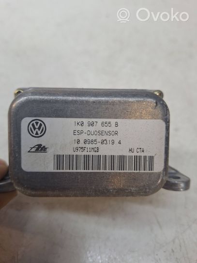 Volkswagen Caddy ESP (stabilumo sistemos) daviklis (išilginio pagreičio daviklis) 1K0907655B