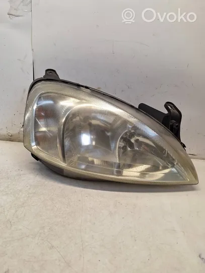 Opel Corsa C Lampa przednia 09114330