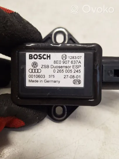 Volkswagen PASSAT B5.5 ESP Drehratensensor Querbeschleunigungssensor 8E0907637A