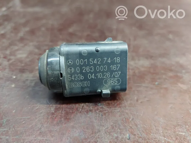 Mercedes-Benz E W211 Parkošanās (PDC) sensors (-i) 0015427418