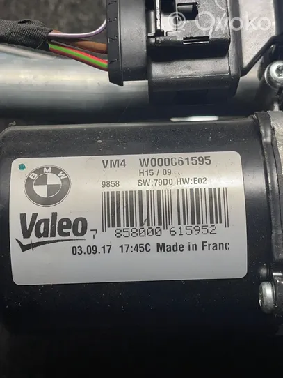 BMW 5 G30 G31 Tringlerie et moteur d'essuie-glace avant W000061595