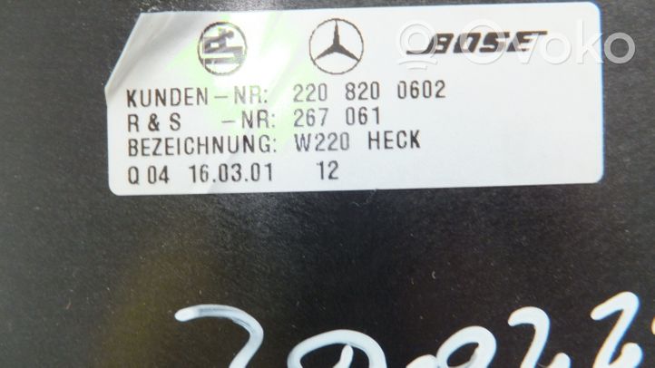 Mercedes-Benz S W220 Subwoofer-bassokaiutin 2208200602