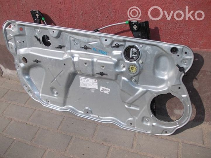 Volkswagen Polo IV 9N3 Meccanismo di sollevamento del finestrino anteriore senza motorino 6Q3837755A