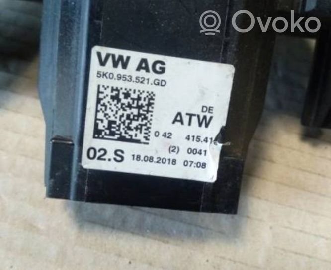 Volkswagen Caddy Wiper turn signal indicator stalk/switch 5K0953502AF