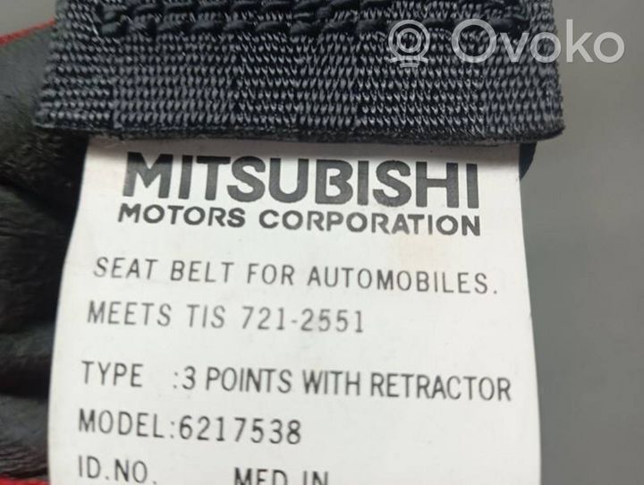 Mitsubishi Space Star Ceinture de sécurité arrière 6217538