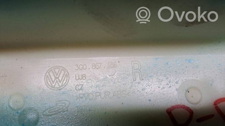 Volkswagen PASSAT B8 Obudowa klamki wewnętrznej drzwi przednich 3G0867166