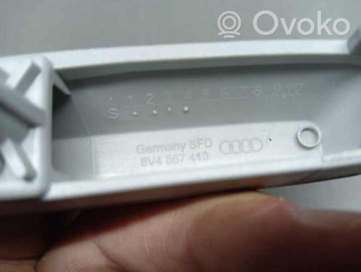 Audi A3 S3 8V Takaoven verhoilu (käytetyt) 8V4867419