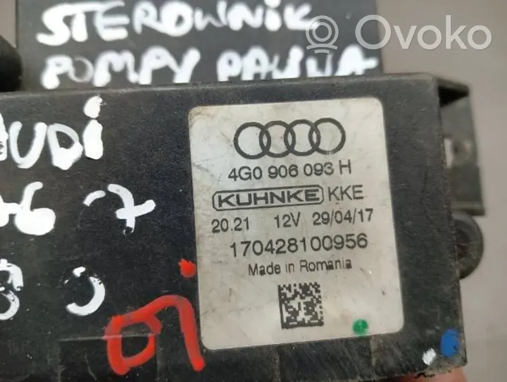 Audi A4 S4 B8 8K Fuel injection pump control unit/module 4G0906093H