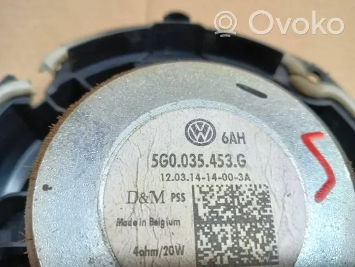 Volkswagen Golf VII Garsiakalbis (-iai) priekinėse duryse 5G0035453G