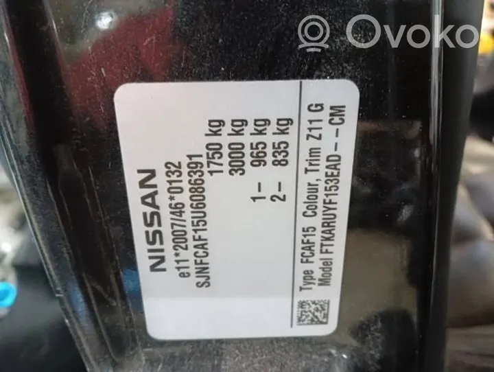 Nissan Juke I F15 Vano motore/cofano 