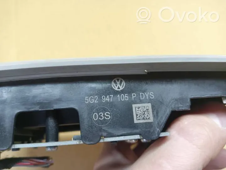 Volkswagen Golf VII Illuminazione sedili anteriori 5G2947105P