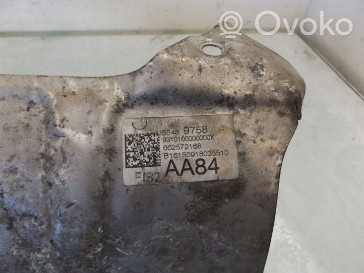 Opel Meriva B Osłona termiczna rury wydechowej 55489758