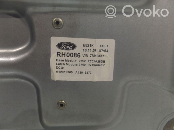 Ford C-MAX I Elektryczny podnośnik szyby drzwi przednich 