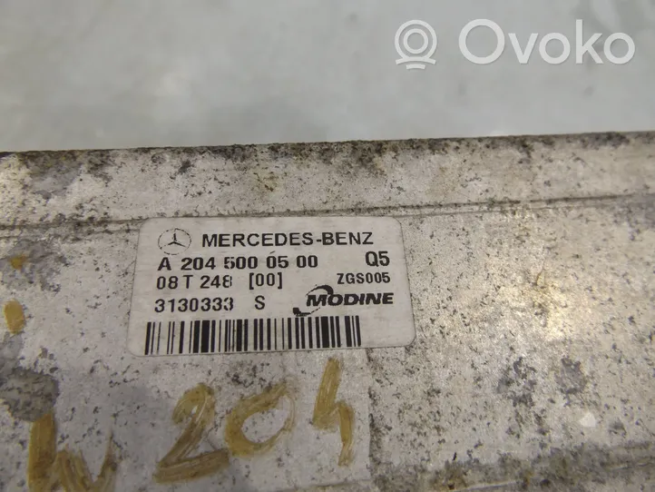 Mercedes-Benz C W204 Intercooler radiator A2045000500