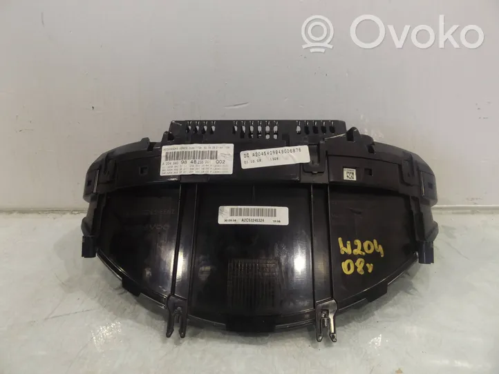 Mercedes-Benz C AMG W204 Tachimetro (quadro strumenti) A2045409848