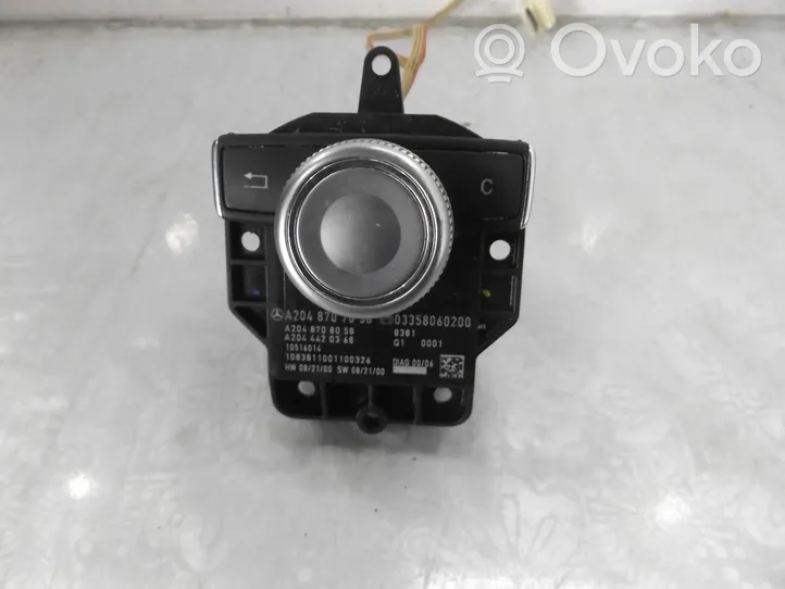 Mercedes-Benz C AMG W204 Controllo multimediale autoradio A2048707658