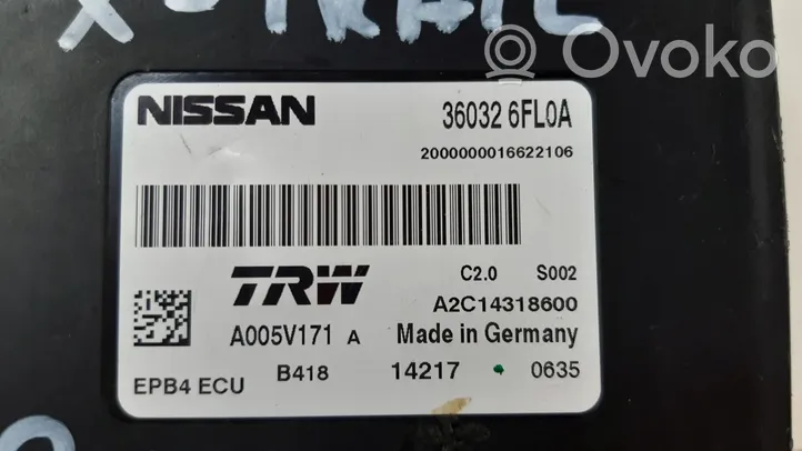 Nissan X-Trail T32 Moduł / Sterownik hamulca ręcznego 36032