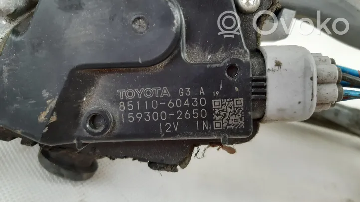 Toyota Land Cruiser (J150) Tiranti e motorino del tergicristallo anteriore 85110-60430