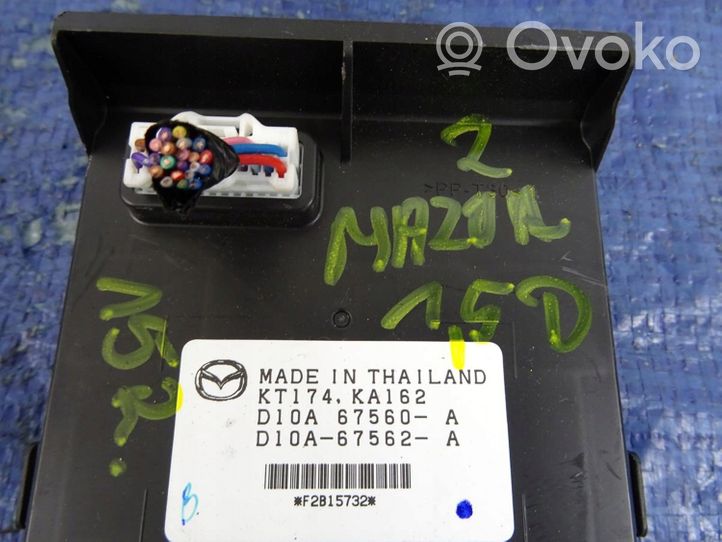 Mazda 2 Autres unités de commande / modules D10A67560A