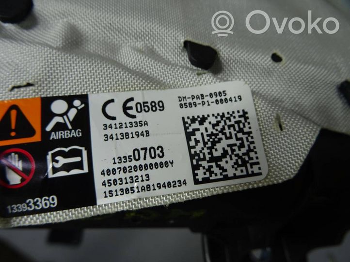 Opel Adam Poduszka powietrzna Airbag pasażera 13350703