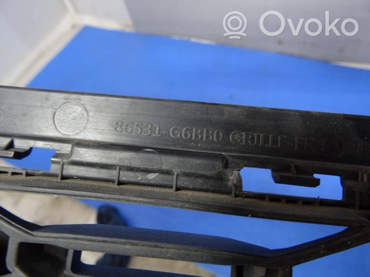 KIA Picanto Grille inférieure de pare-chocs avant 86531-G6BB0