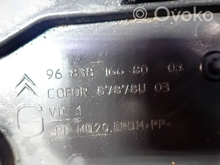 Citroen C3 Wlot / Kanał powietrza intercoolera 9683816680