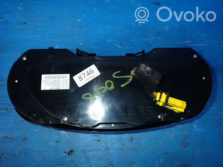 Peugeot 5008 Tachimetro (quadro strumenti) 9666175180