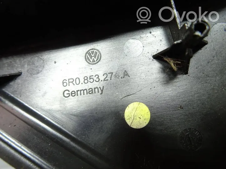 Volkswagen Polo V 6R Listwa / Nakładka na błotnik przedni 6R0853274A