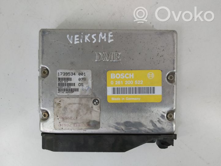 BMW 3 E30 Komputer / Sterownik ECU silnika 0261200522