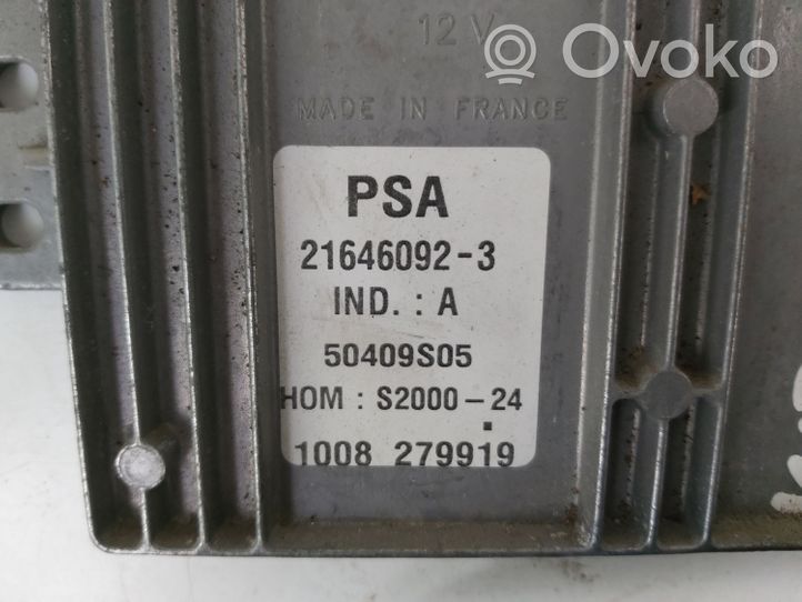 Peugeot Partner Komputer / Sterownik ECU silnika 216460923