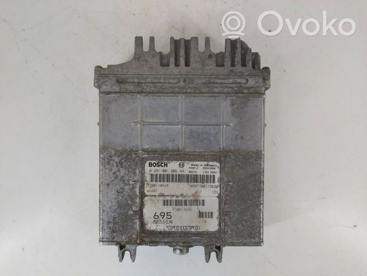 Volvo S40, V40 Unité de commande, module ECU de moteur 0281001906