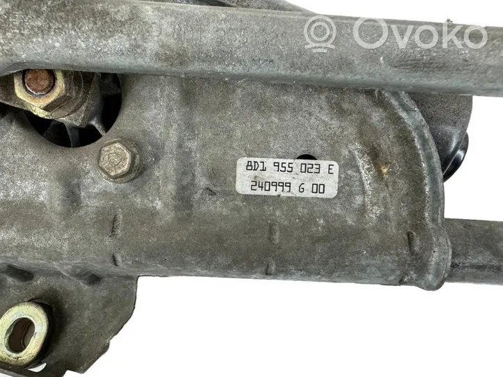 Audi A4 S4 B5 8D Mechanizm i silniczek wycieraczek szyby przedniej / czołowej 8D1955023E