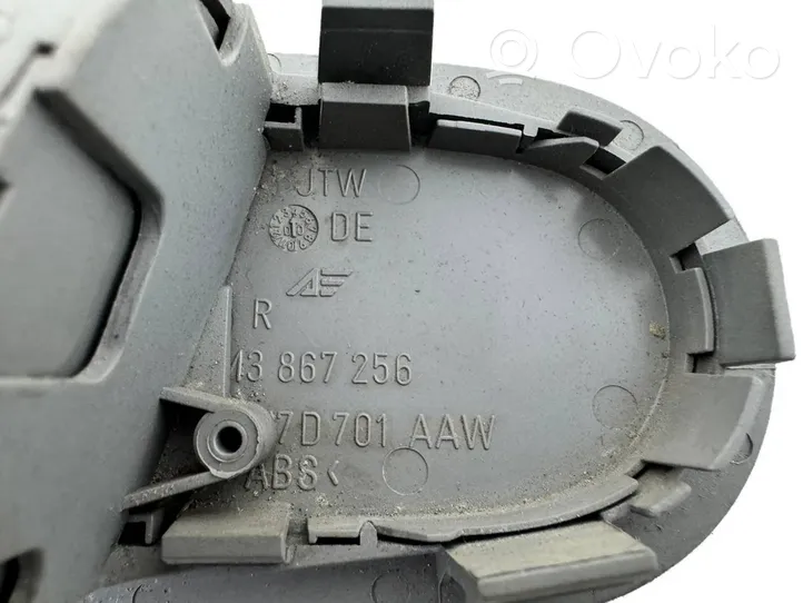 Volkswagen Sharan Maniglia interna per portiera anteriore 7M3837114B