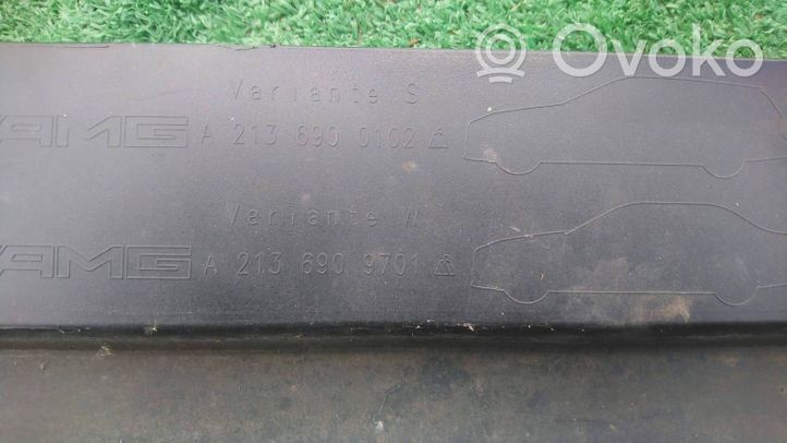 Mercedes-Benz E W213 Rivestimento anteriore minigonna laterale A2136909701