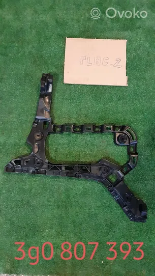 Volkswagen PASSAT B8 Rear bumper mounting bracket 3G0807393