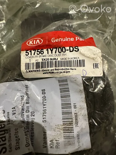 KIA Picanto Osłona przedniej tarczy hamulcowej 517561Y700DS