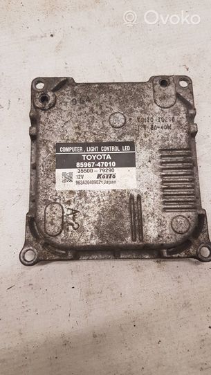 Toyota Prius (XW30) Xenon-valojen ohjainlaite/moduuli 8596747010