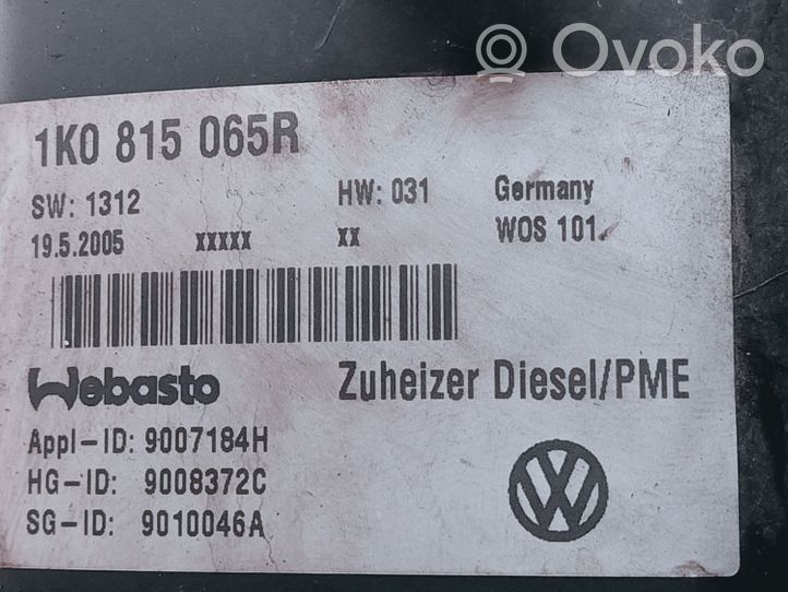 Volkswagen Touran I Unité de préchauffage auxiliaire Webasto 9008372C
