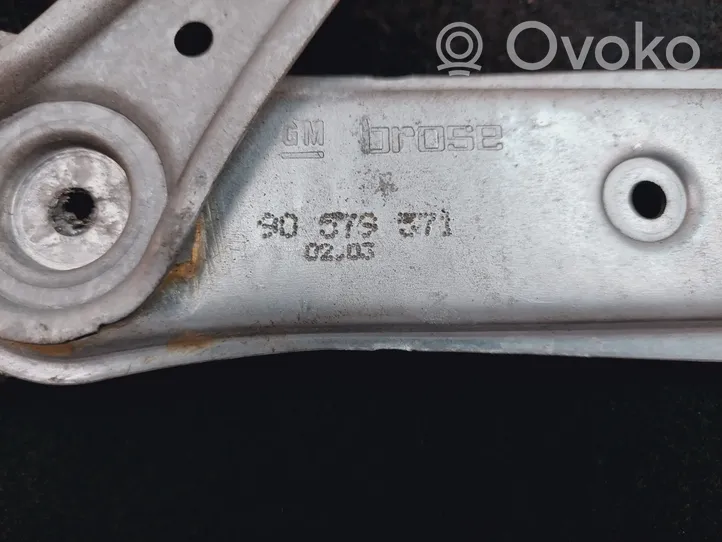 Opel Zafira A Mécanisme de lève-vitre avec moteur 101249200