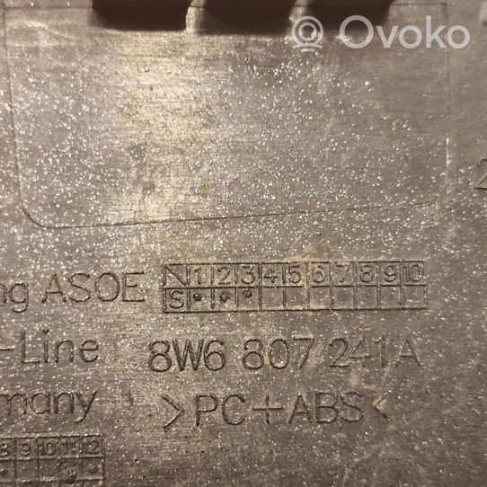 Audi A5 Zaślepka / Osłona haka holowniczego przednia 8W6807241A