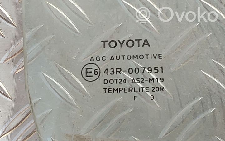 Toyota Yaris Etuoven ikkunalasi, coupe 43R001583