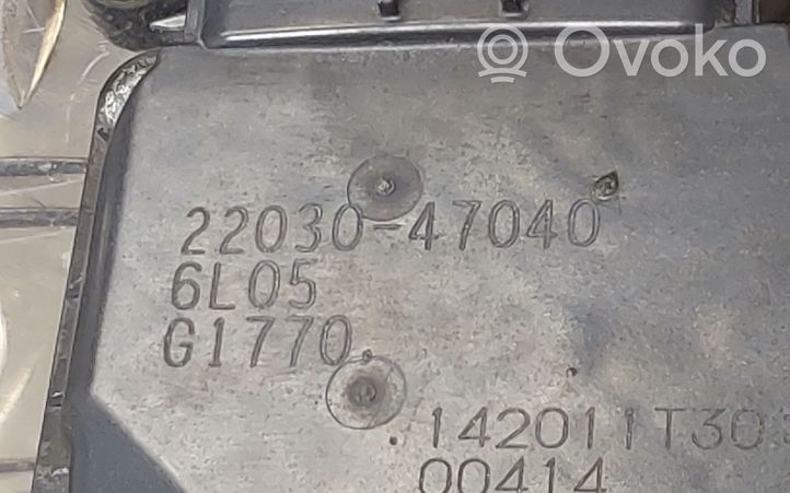 Toyota Yaris Clapet d'étranglement 2203047040