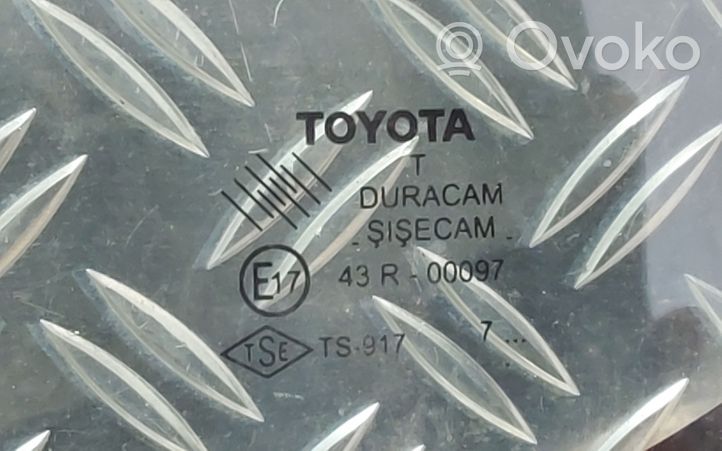 Toyota Auris 150 Szyba karoseryjna tylna 43R00097