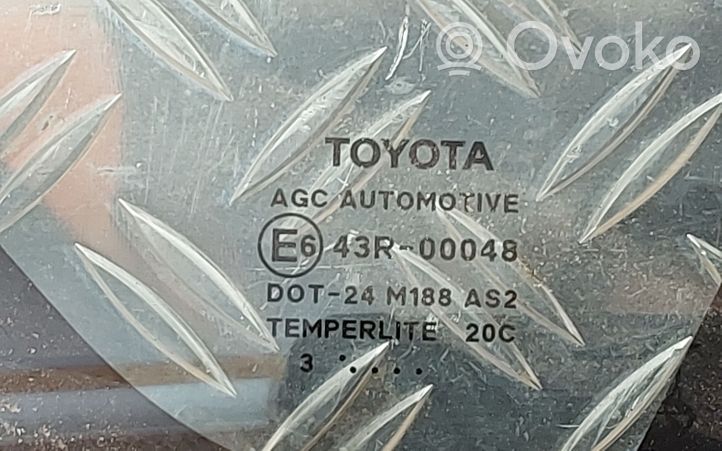 Toyota Auris E180 Takasivuikkuna/-lasi 43R00048