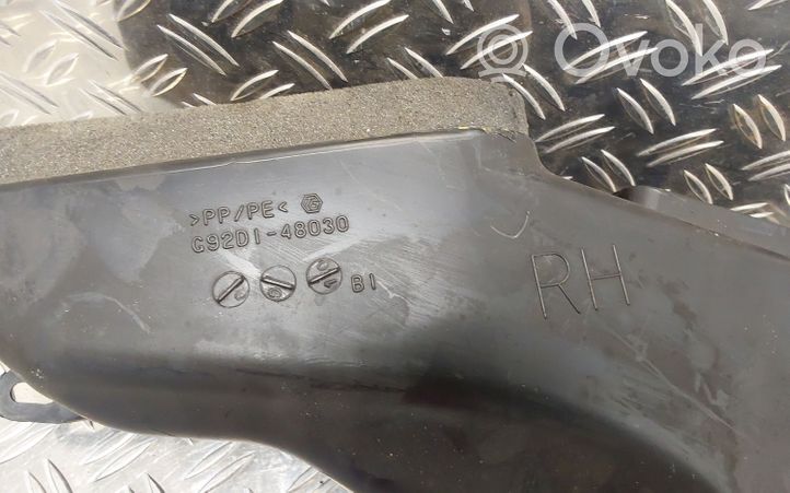 Toyota RAV 4 (XA40) Tubi/tubi di raffreddamento della batteria per veicoli ibridi/elettrici G92D148030