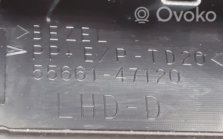 Toyota Prius+ (ZVW40) Copertura griglia di ventilazione laterale cruscotto 5566147120