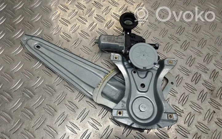 Toyota Yaris Rear door window regulator with motor 857200D120