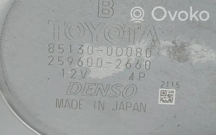 Toyota Yaris Aizmugurējā stikla tīrītāja mehānisms 851300D080