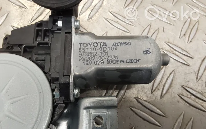 Toyota Yaris Mécanisme de lève-vitre avec moteur 857100D100