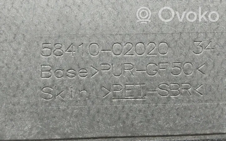 Toyota Auris E180 Tavaratilan kaukalon tekstiilikansi 5841002020
